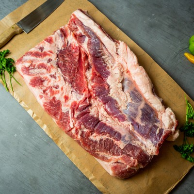Свинина ребрышки мясные 900 г - купить в Уядах